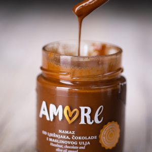 Namaz od lješnjaka, čokolade i maslinovog ulja Amore 245g - Chiavalon