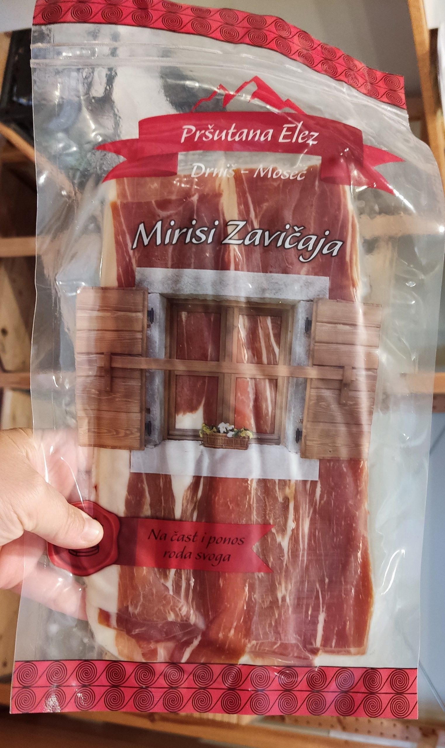Dalmatinski pršut narezani, 200g - Pršutana Elez