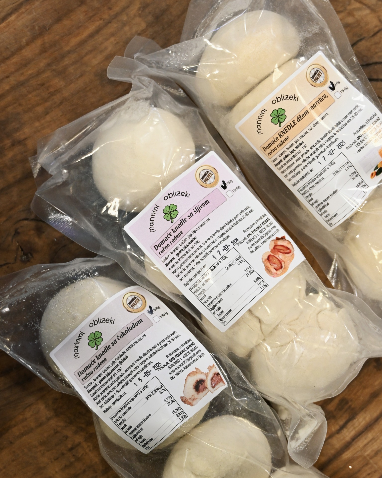 Domaće knedle sa šljivom 500g - OPG Posavec Kovač
