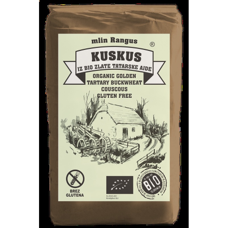 EKO kus-kus od 100% zelene tatarske heljde 2kg - Mlin Rangus