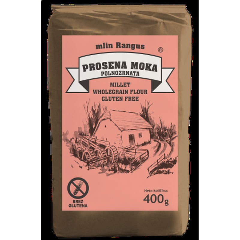 EKO integralno brašno od prosa 2kg - Mlin Rangus