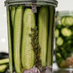 EKO kiseli krastavci za sendviče (rezani po duljini) 720ml - OPG Novak