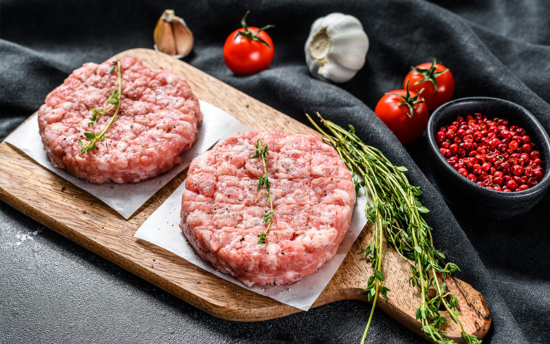Domaći pureći burger 600g