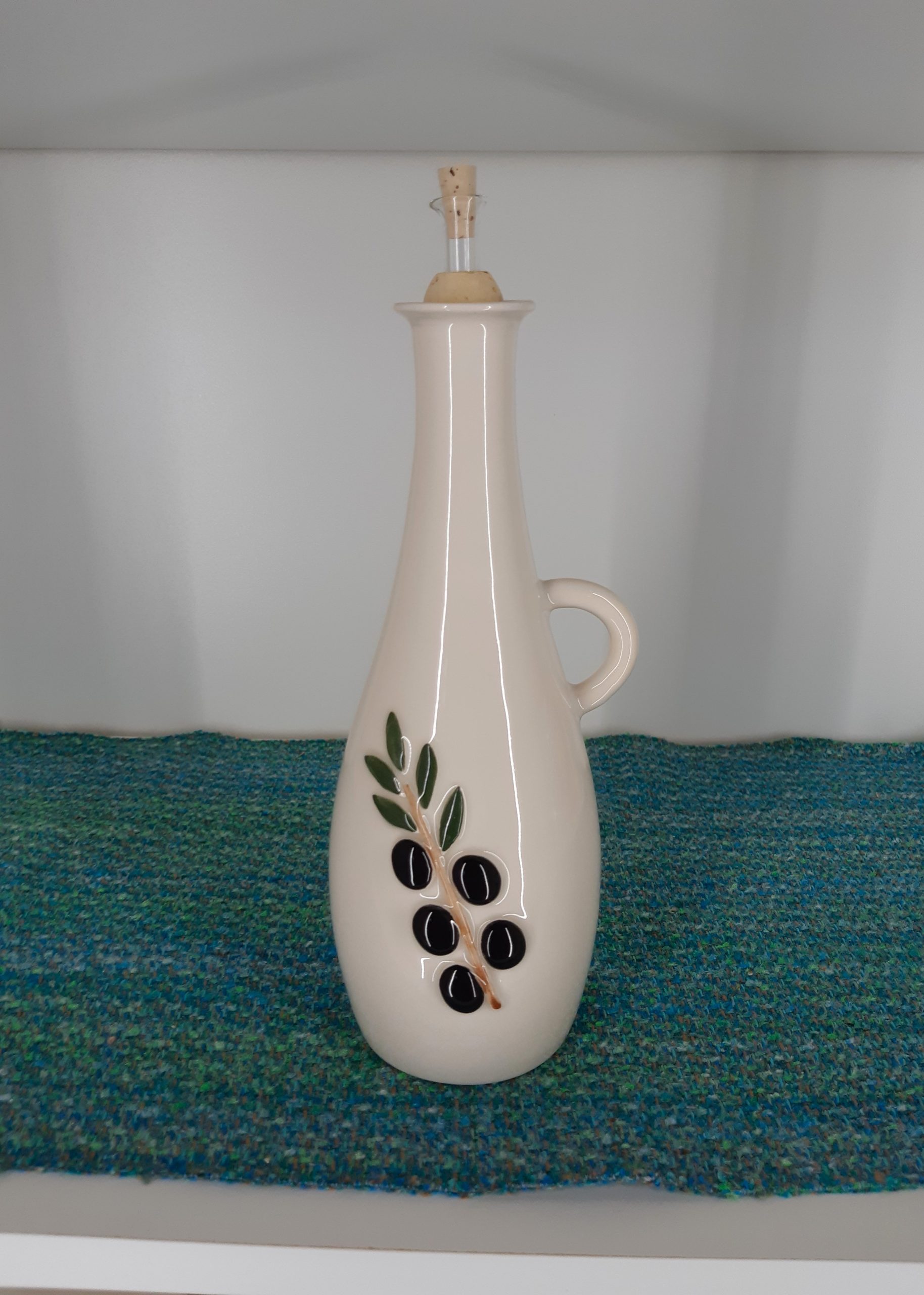 Keramička boca za maslinovo ulje sa istakačem 250ml - Sun spot