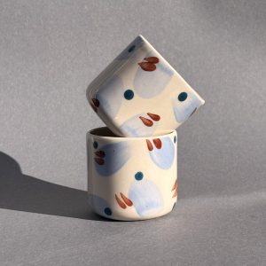 Keramička espresso šalica 2kom / 90ml - celestial - Sun spot