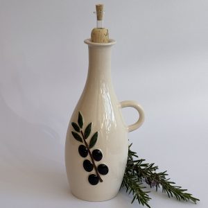 Keramička boca za maslinovo ulje sa istakačem 250ml - Sun spot