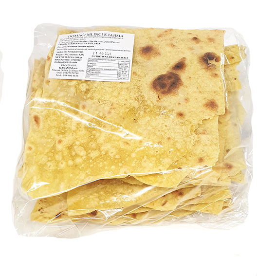 Domaći mlinci s jajima 500g - Kasami