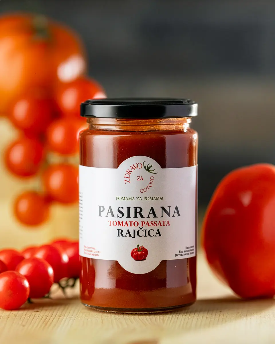 Domaća pasirana rajčica 330ml - Zdravo za gotovo
