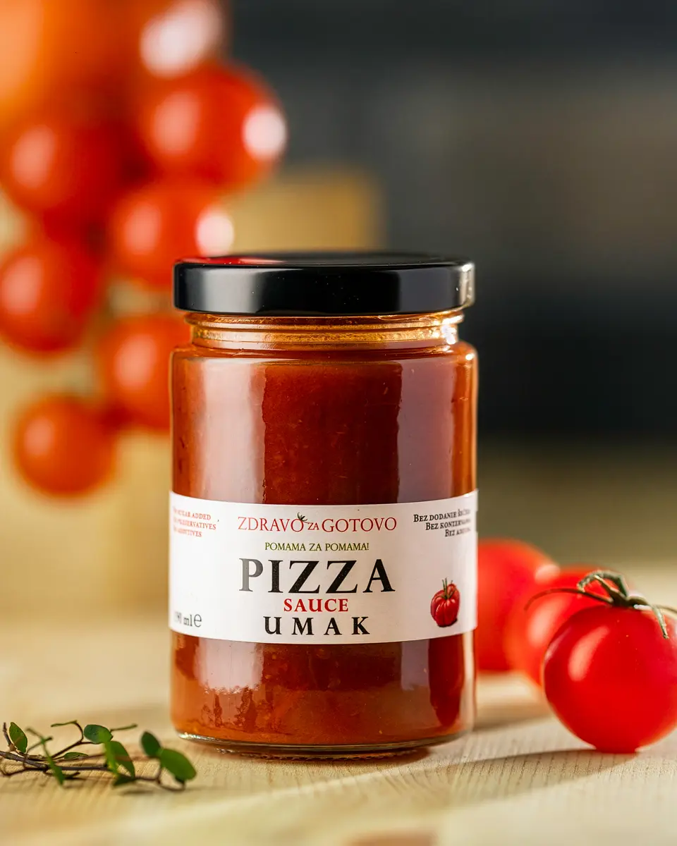 Domaći umak za pizzu 190g - Zdravo za gotovo