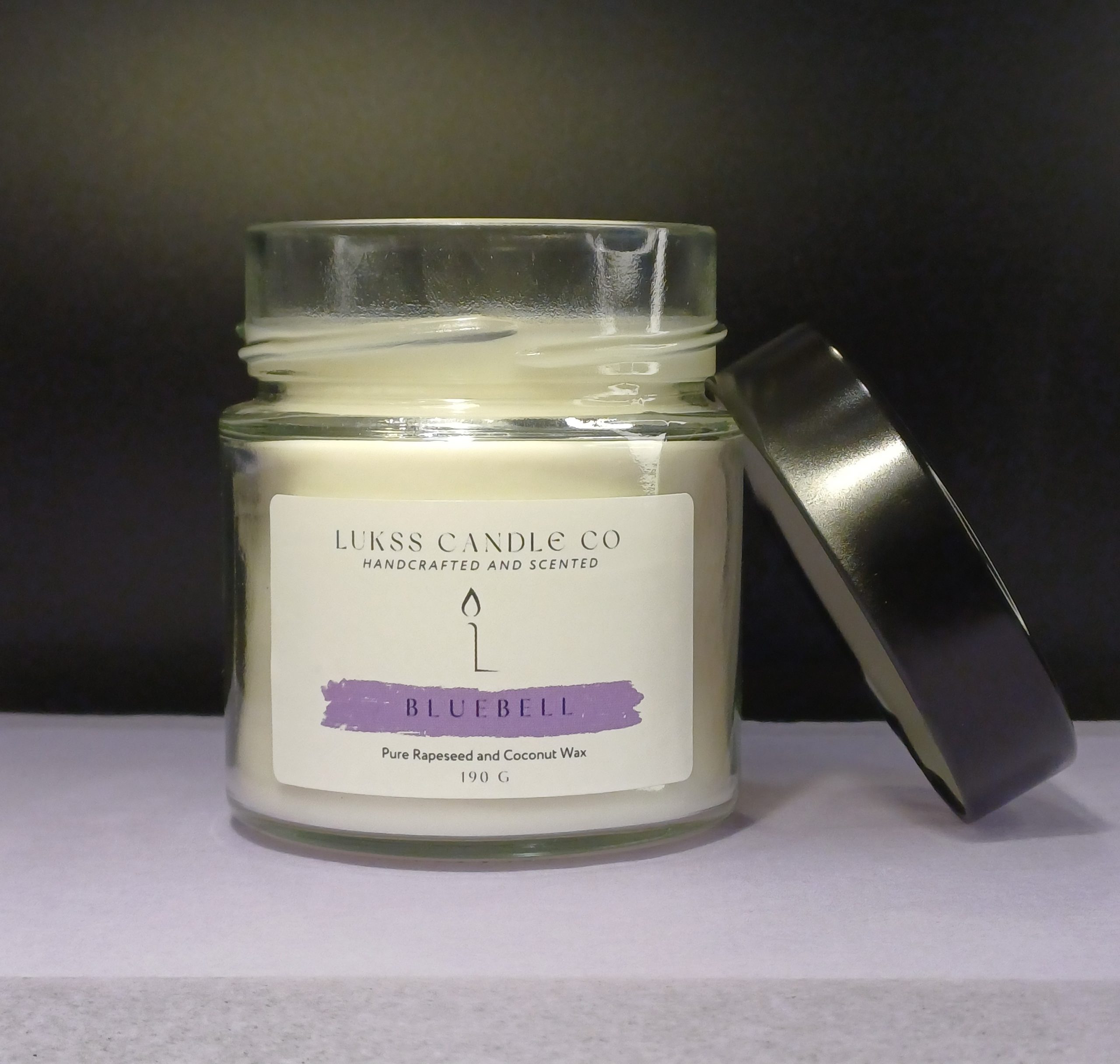 Bluebell proljetna kolekcija svijeća - istarski ručni rad 190g - Lukss Candle Co