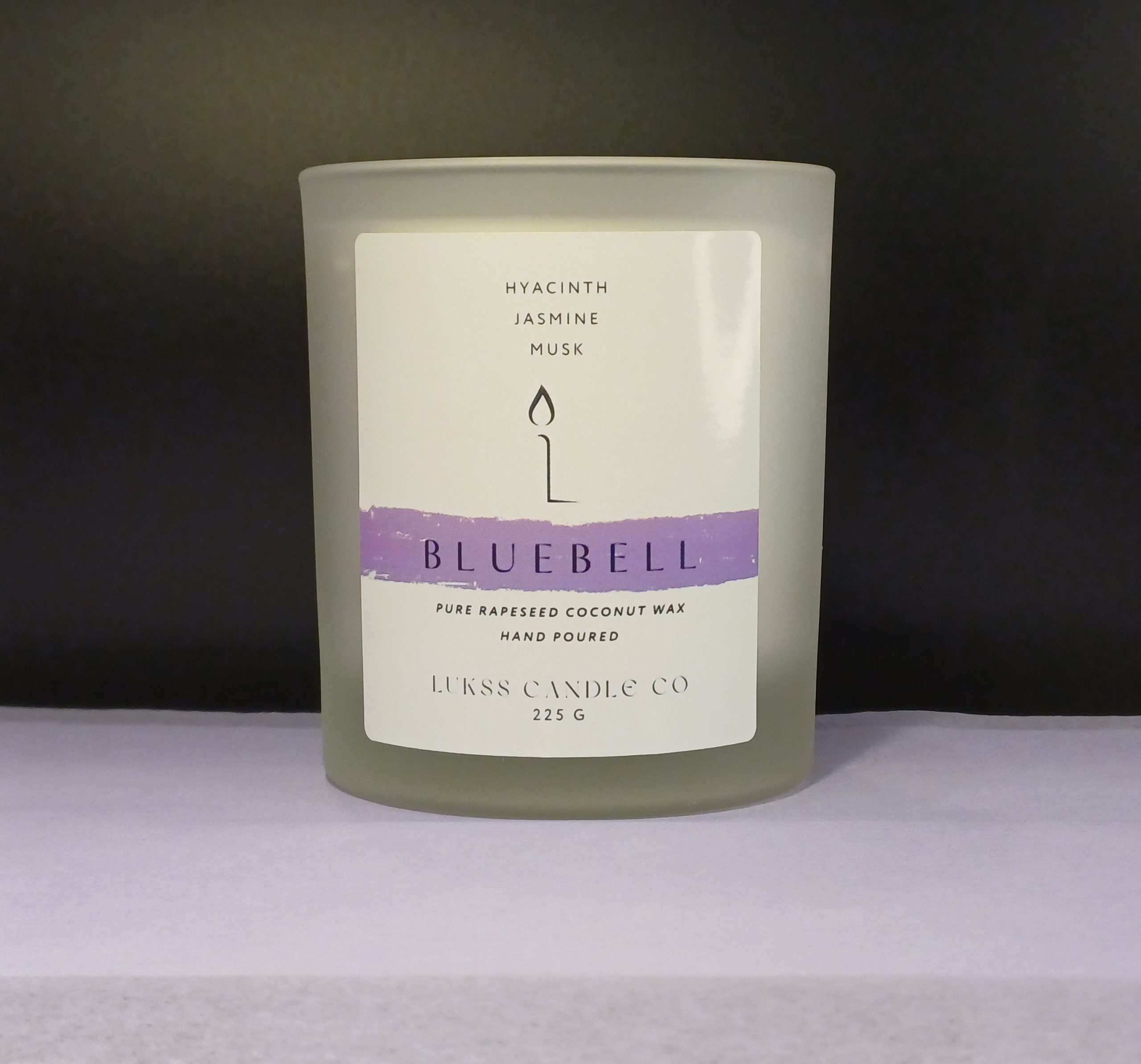 Bluebell proljetna kolekcija svijeća - istarski ručni rad 225g - Lukss Candle Co