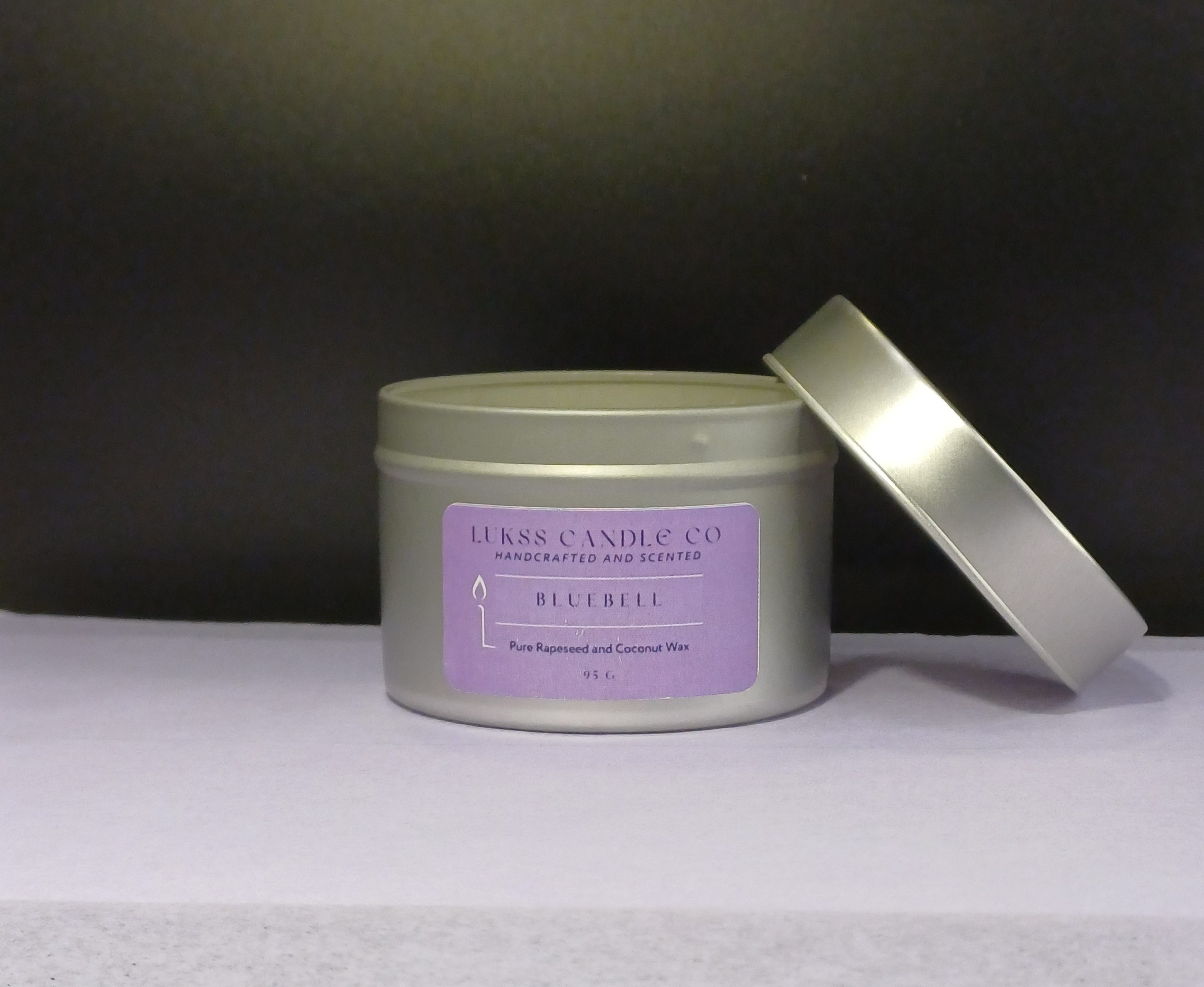 Bluebell proljetna kolekcija svijeća - istarski ručni rad 95g - Lukss Candle Co