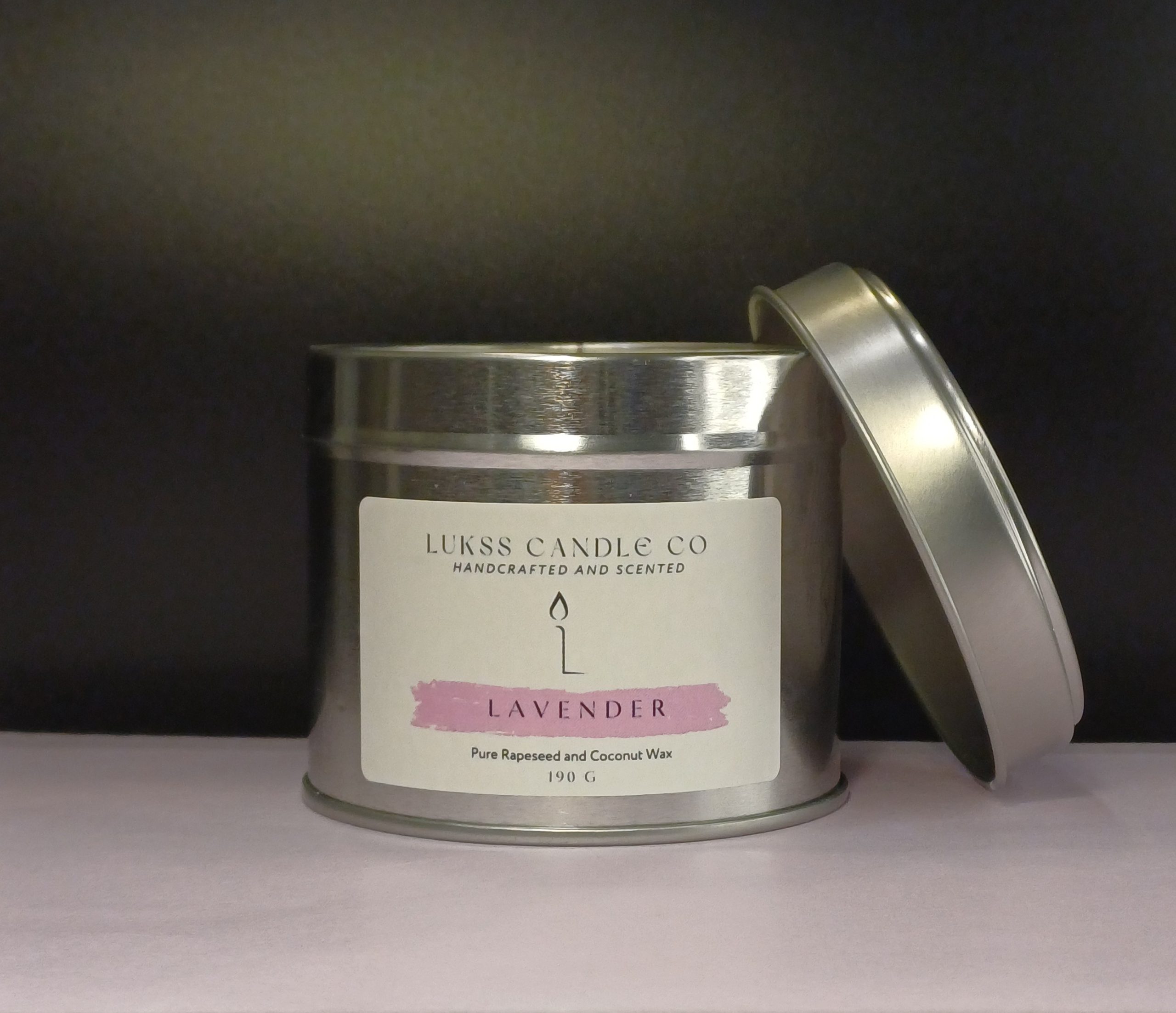 "Lavanda" proljetna kolekcija svijeća - istarski ručni rad 190g - Lukss Candle Co