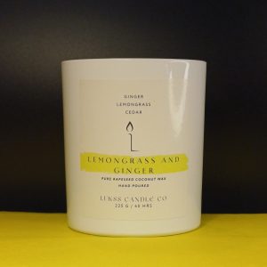 "Limunska trava i đumbir" proljetna kolekcija svijeća - istarski ručni rad 225g - Lukss Candle Co