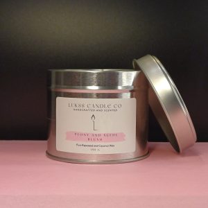 Peony & Blush Suede proljetna kolekcija svijeća - istarski ručni rad 190g - Lukss Candle Co