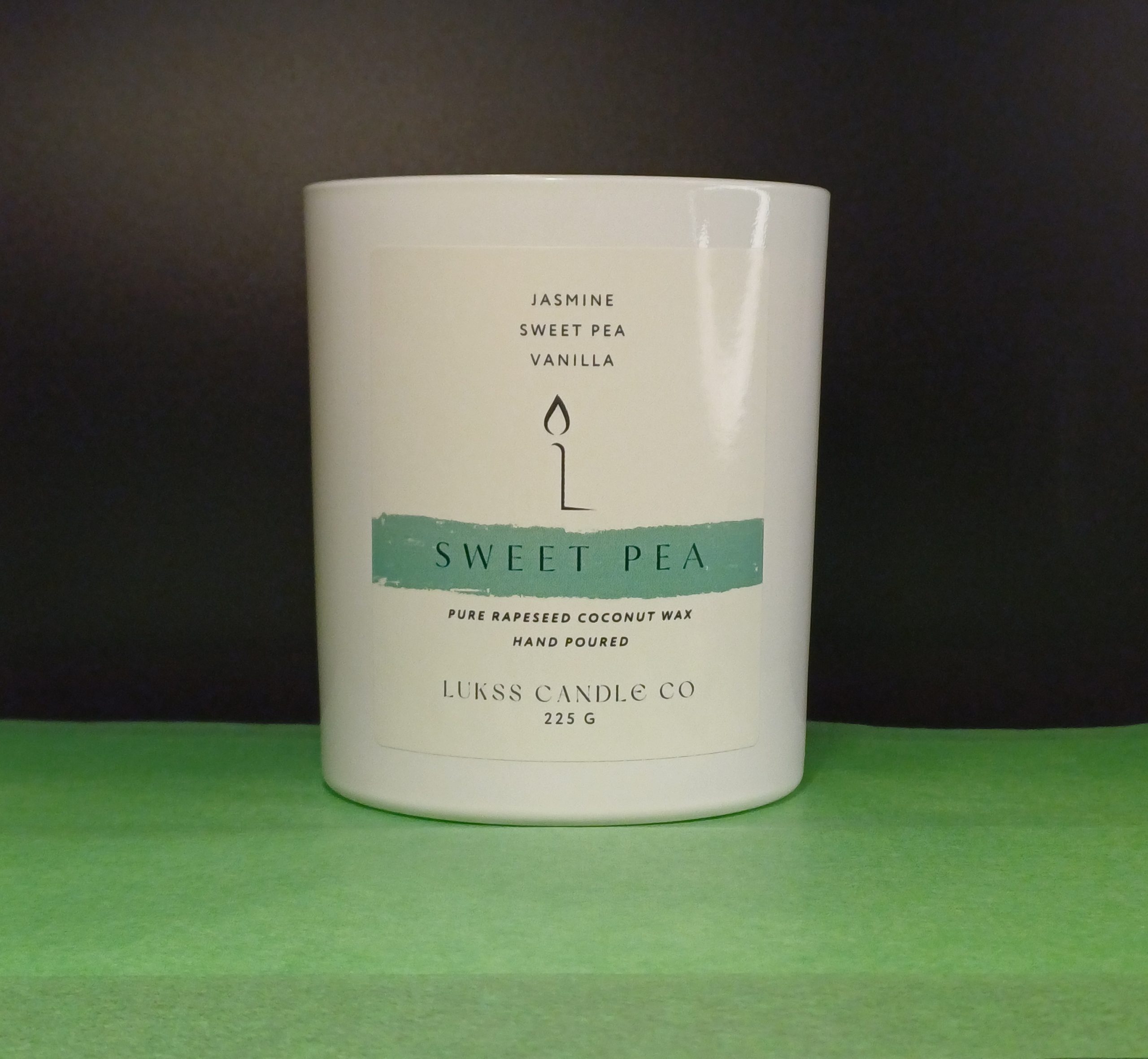 Sweet Pea proljetna kolekcija svijeća - istarski ručni rad 225g - Lukss Candle Co