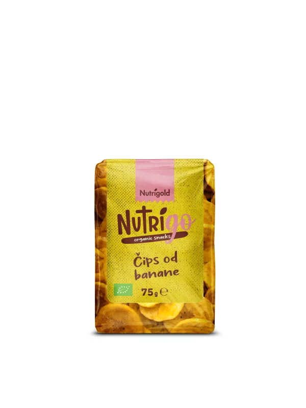 EKO čips od banana 75g - Nutrigold